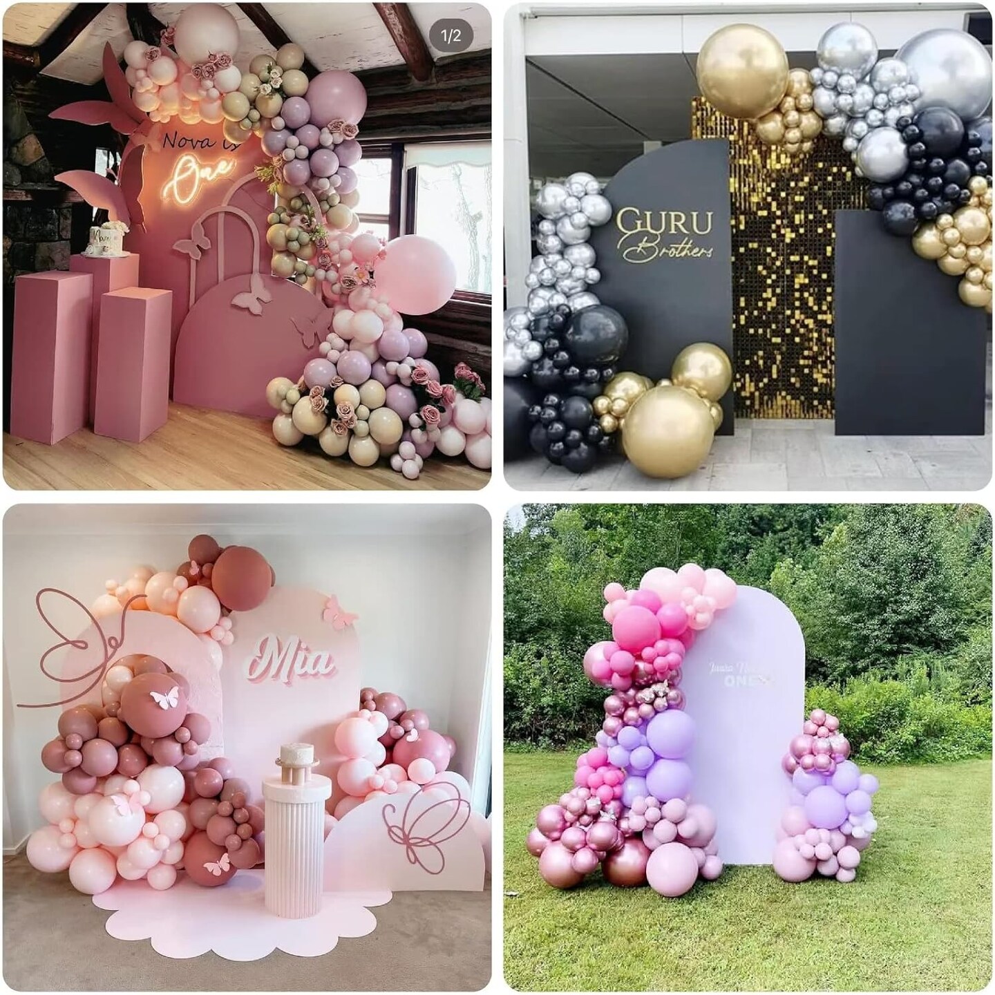 Light Tan Ripples Pattern Arch Backdrop Cover for Birthday Party Wedding Baby Shower Decorations Chiara Backdrops Arched Wall Frame Stands Covers Props GP-454 3ft * 6ft