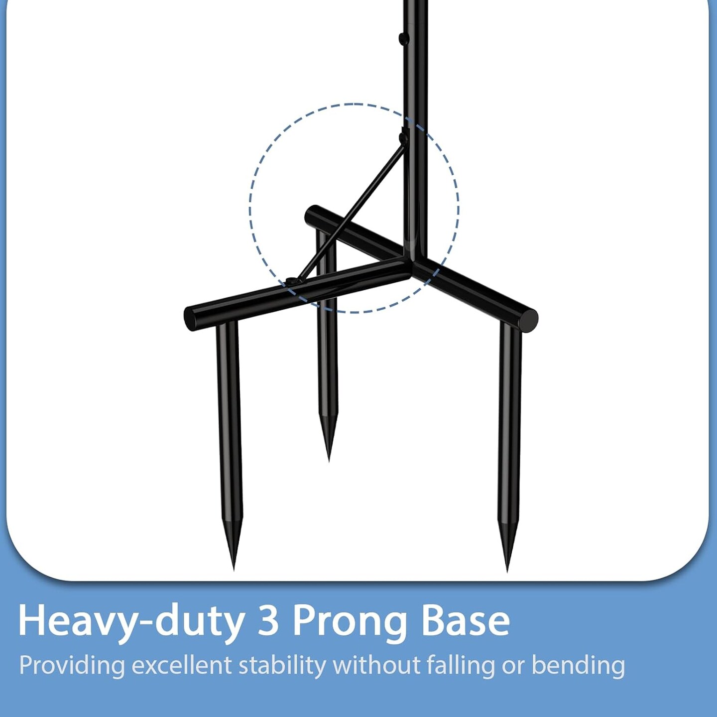2-Pack Adjustable 92&#x22; Heavy Duty Shepherd&#x2019;s Hooks for Outdoor - Rust-Proof Bird Feeder Pole, Plant Hangers, Solar Lights, Wedding Decor, Garden &#x26; Patio (Black)