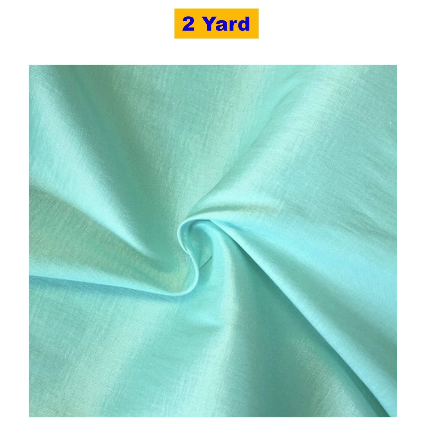 58&#x22; Wide Mint Taffeta Stretch Fabric 2 Way Stretch