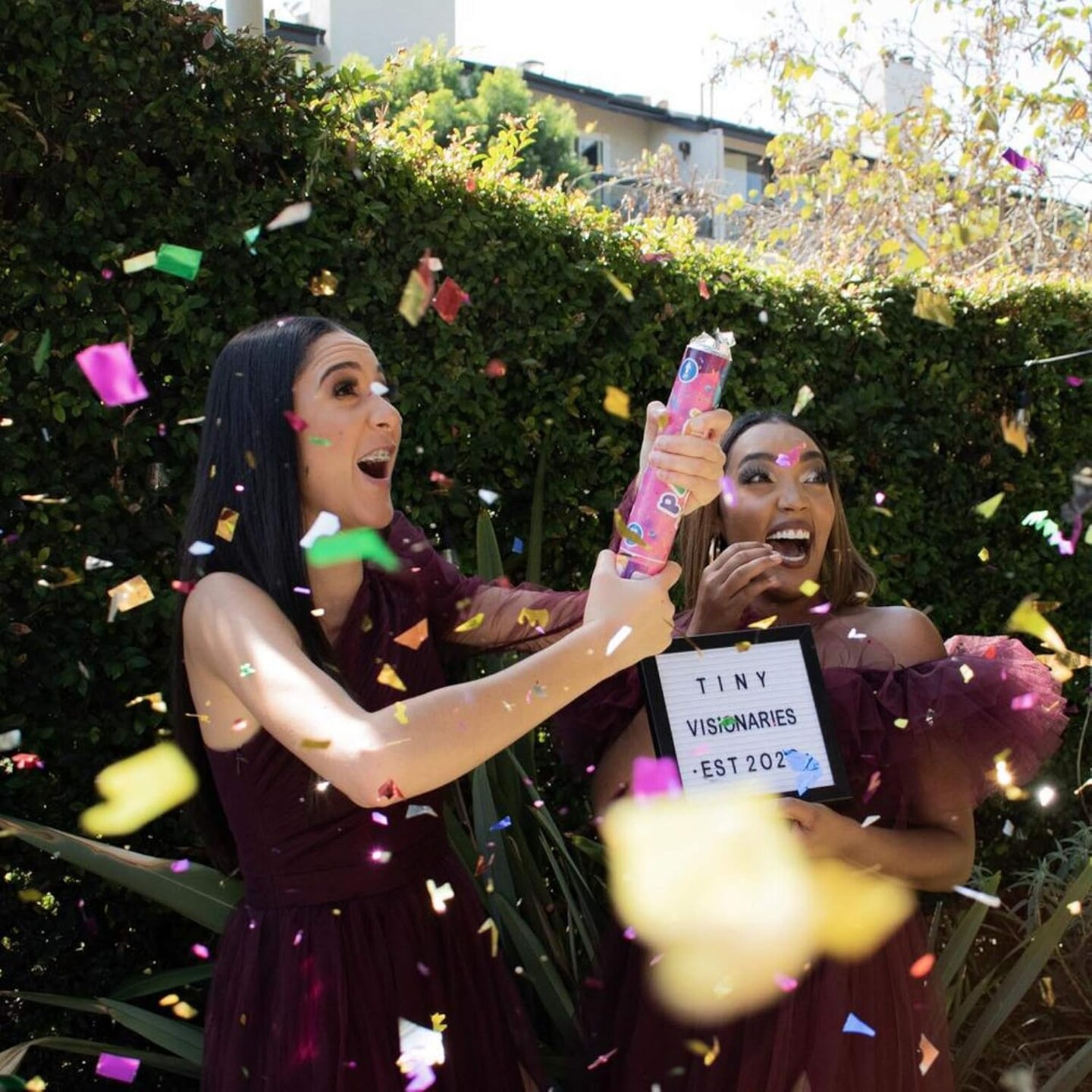 Confetti Poppers 12-Pack | Glitter Multicolor | 25ft Launch | 12" Size