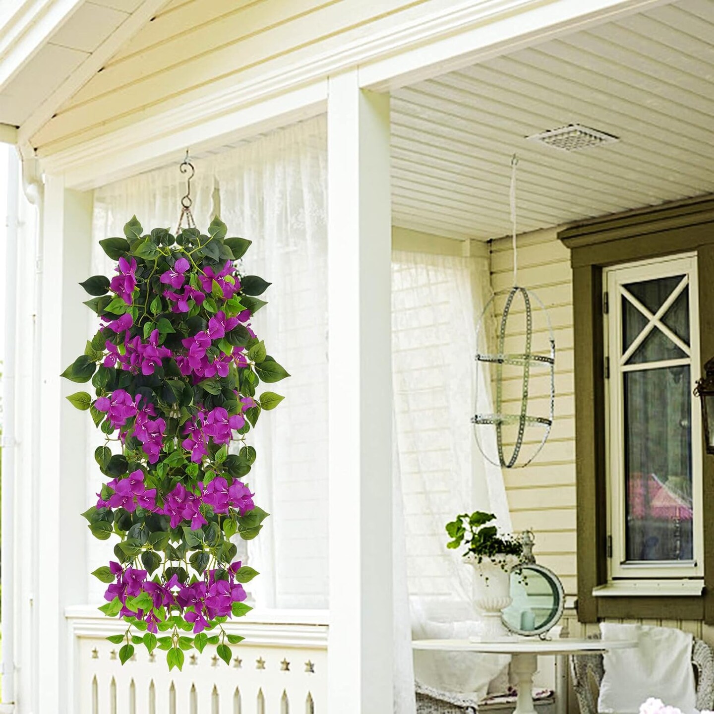 Artificial Hanging Plants Flowers Bougainvillea