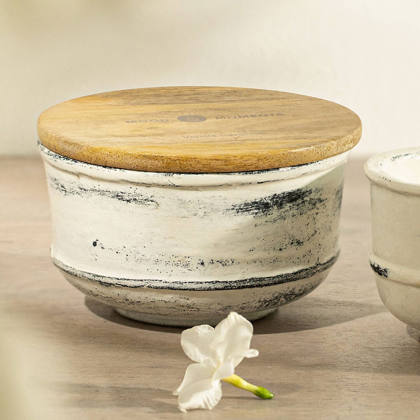 3 Wick Lavender Vanilla Scented Jar Wax Candle