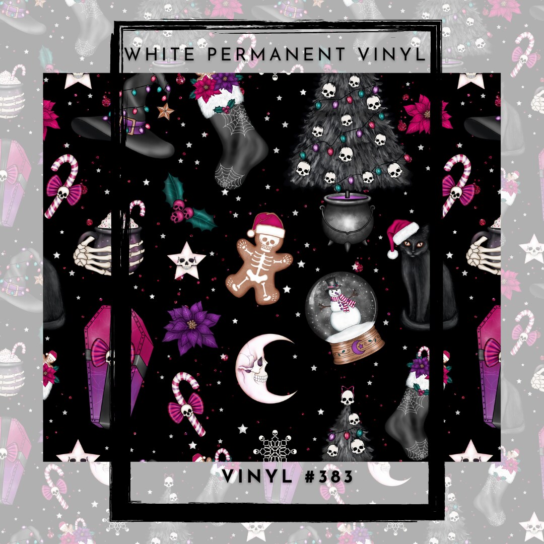 #383 Creepy Christmas 12x12 Pattern Vinyl