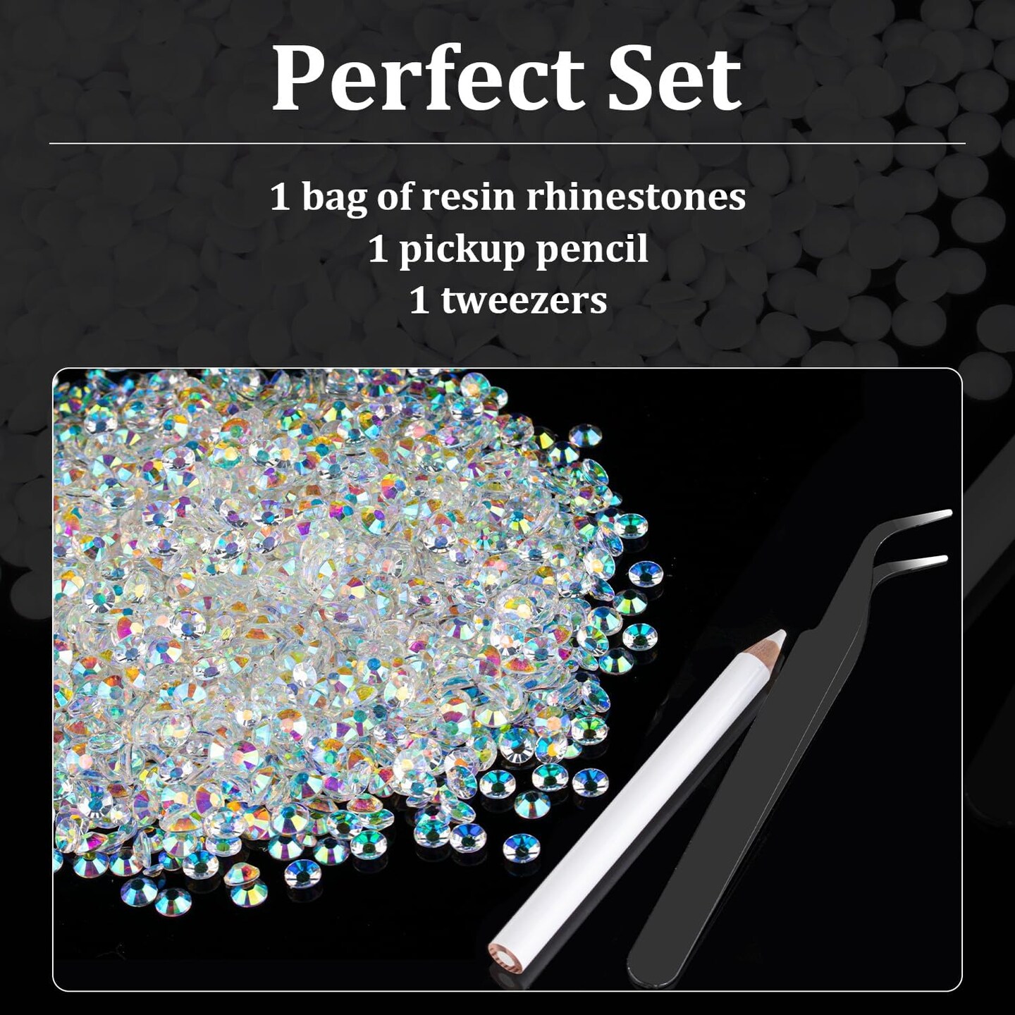 6000pcs 4mm Resin Rhinestones Bulk, Transparent AB Flatback Round Jelly Rhinestones Bedazzling Non Hotfix Crystal Gems Large Quantity Wholesale for DIY Crafts Clothes Tumblers Face Makeup Manicure