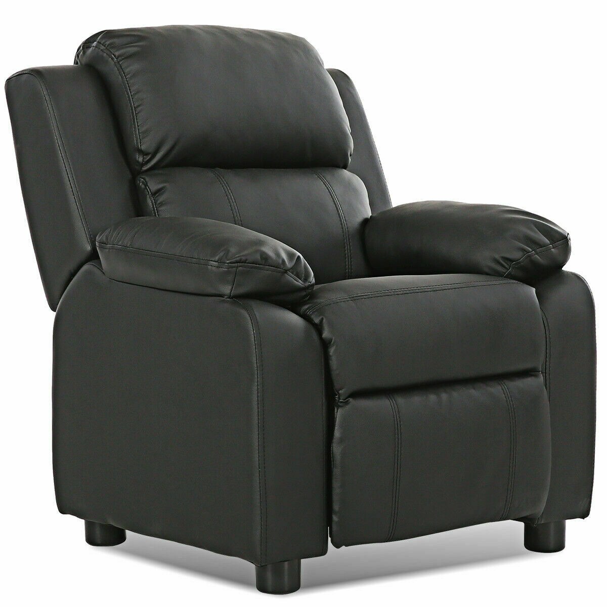 Kids Headrest Recliner Sofa Chair Hardwood, PU, Comfortable