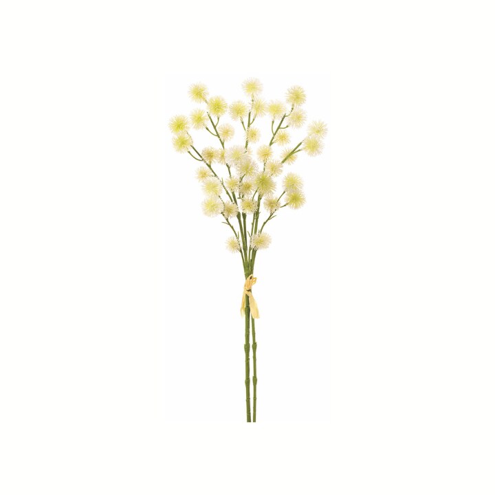 24" Artificial White Thistle Stems – Faux Floral Bundle for Arrangements, Bouquets & Wreath Making-FBT230-WH
