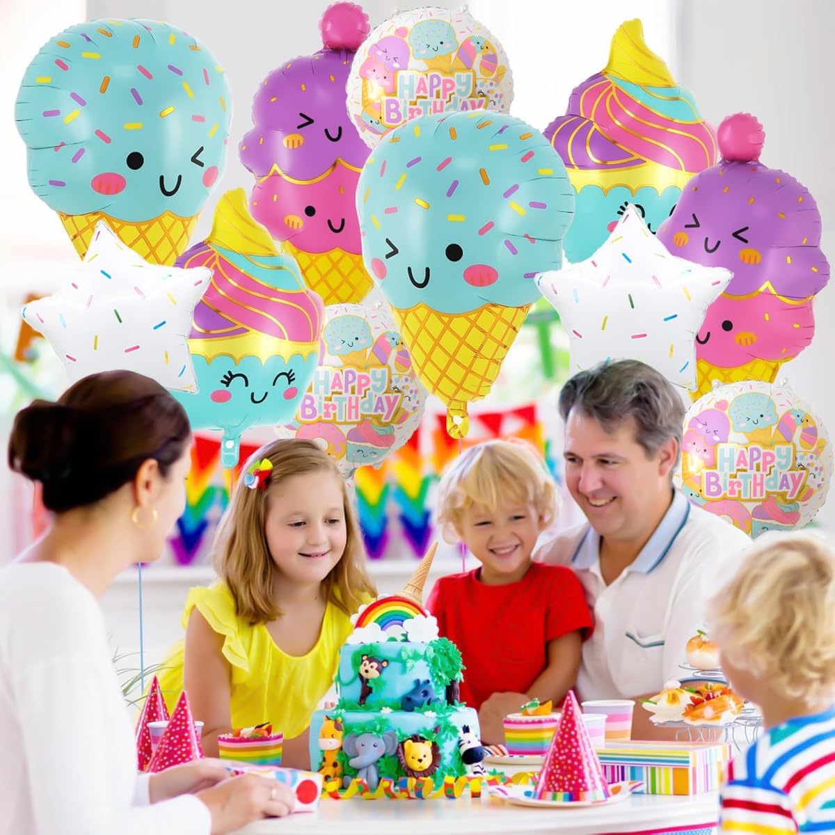 : Party Balloon Birthday Balloons Sprinkles Confetti Balloon...