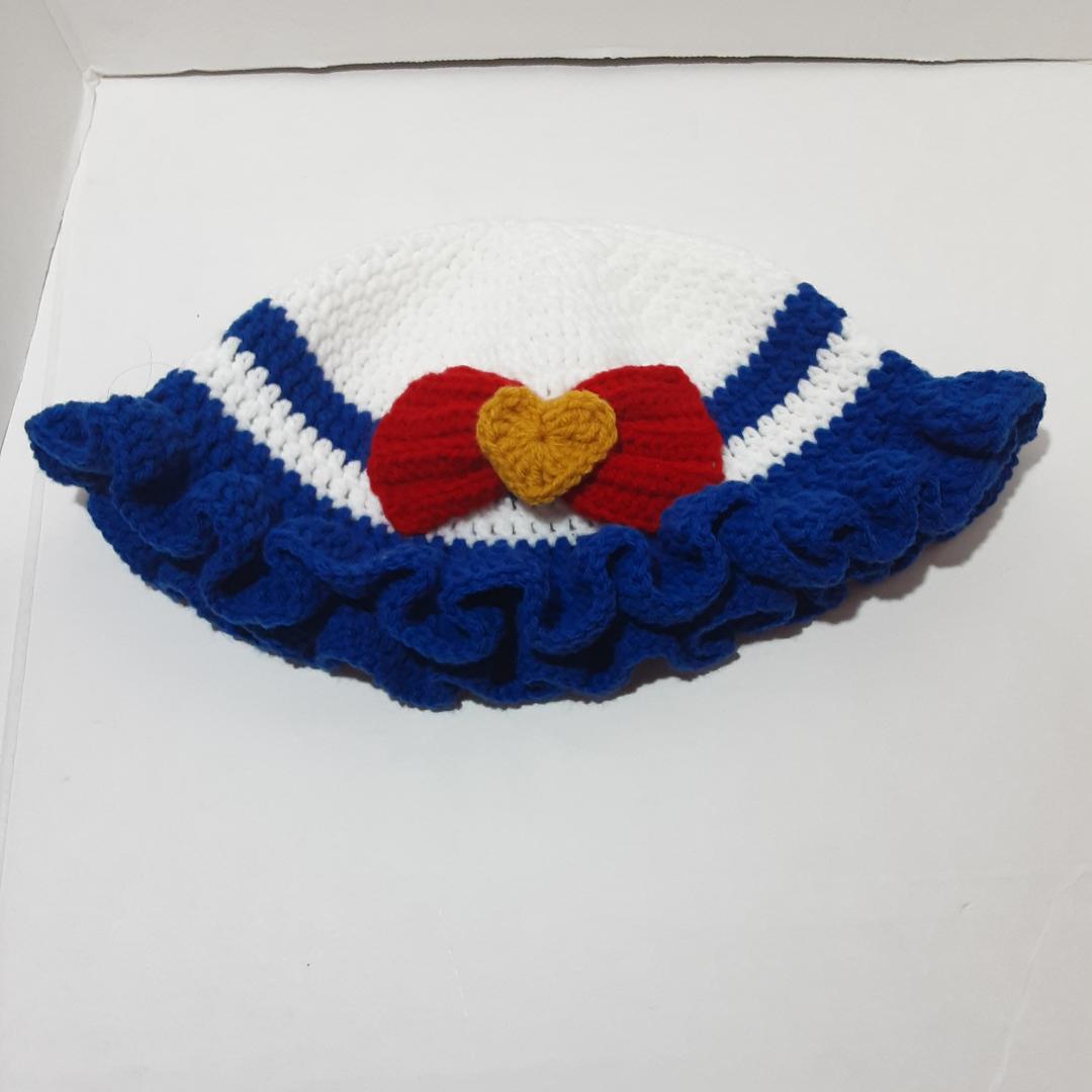 Hand-Crocheted Sailor moon Bucket Hats New | MakerPlace by  display picture 3