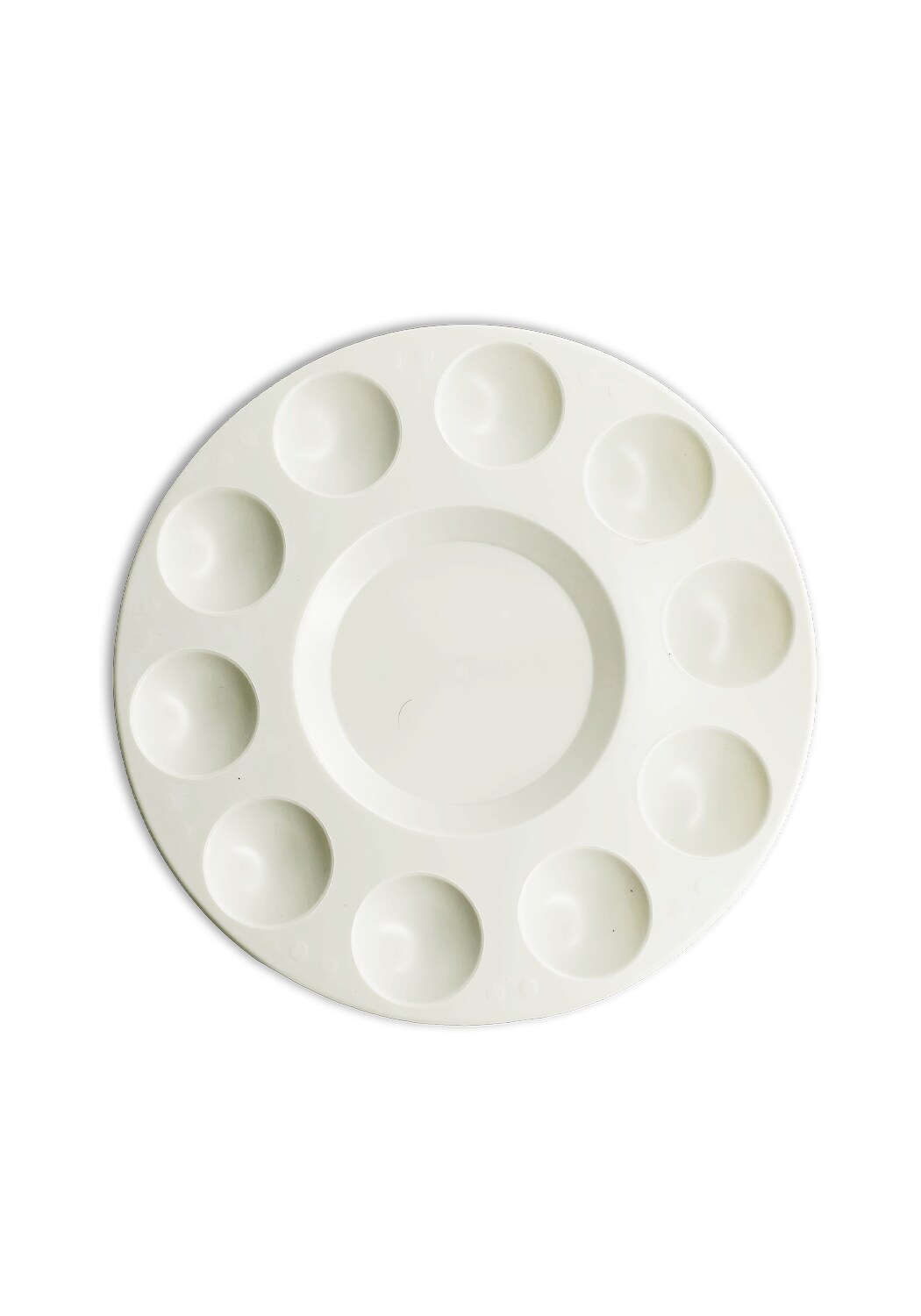 27039 Plastic Palette / 10- Hole White