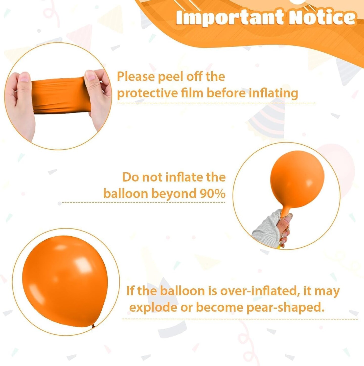 12 Inch Yellow Orange Hot Pink Dark Blue Purple Lime Green Neon Star-Shaped Rainbow Balloons