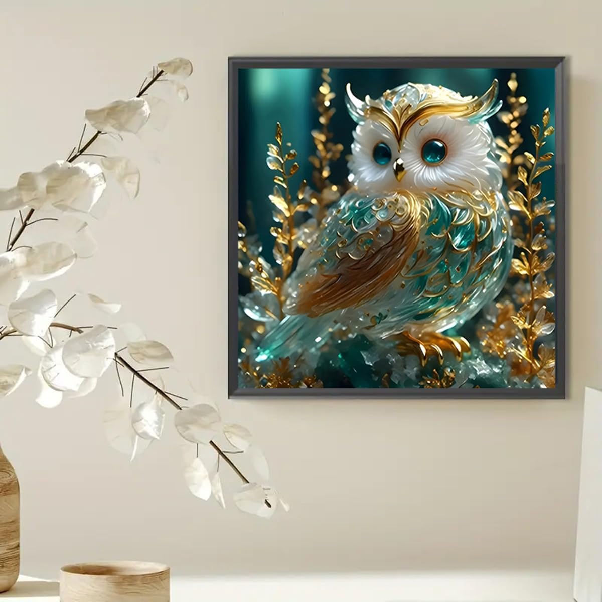 Owl Diamond Art(WCM006)7.5 x 0.65 x 11 inches