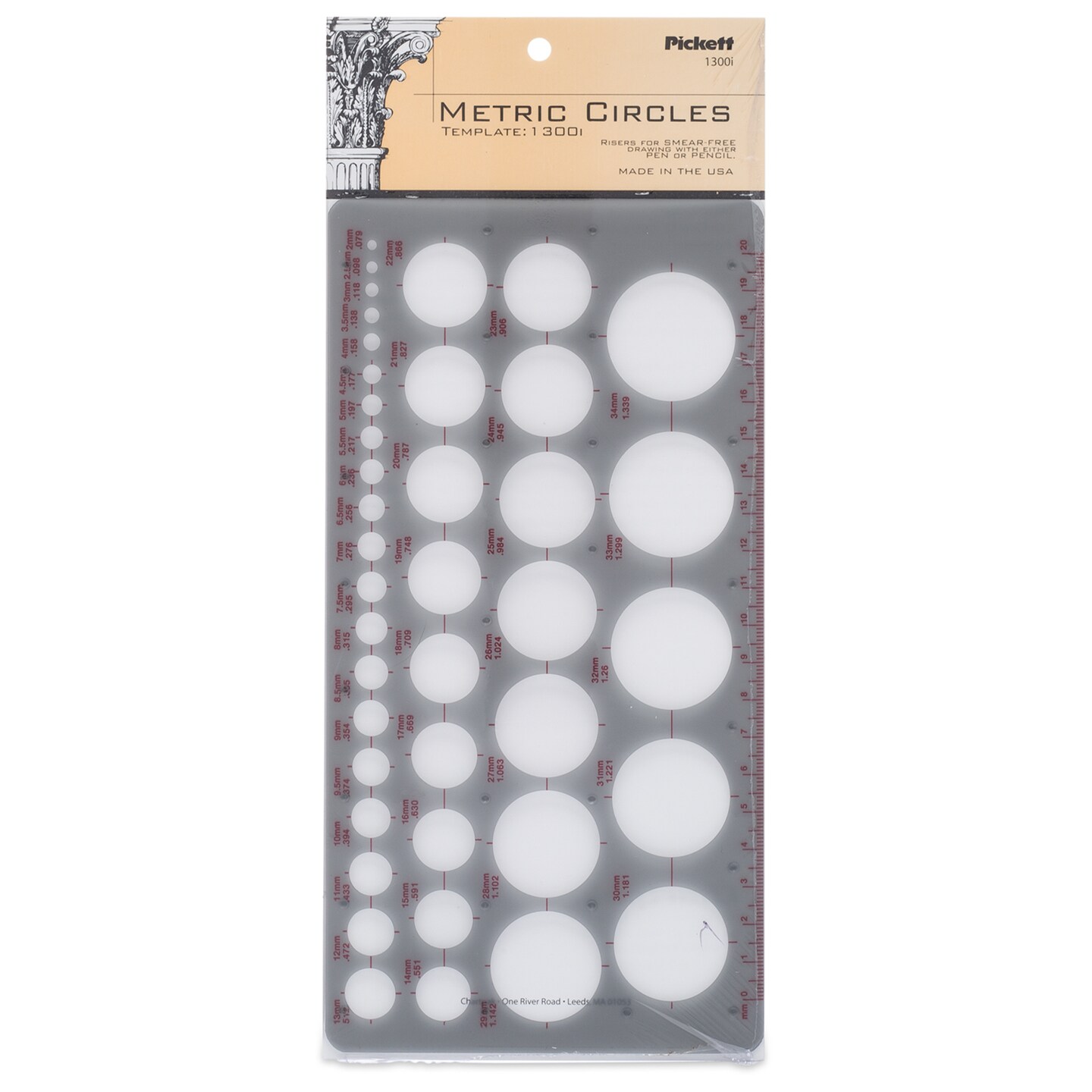 Pickett Metric Circles Template Michaels