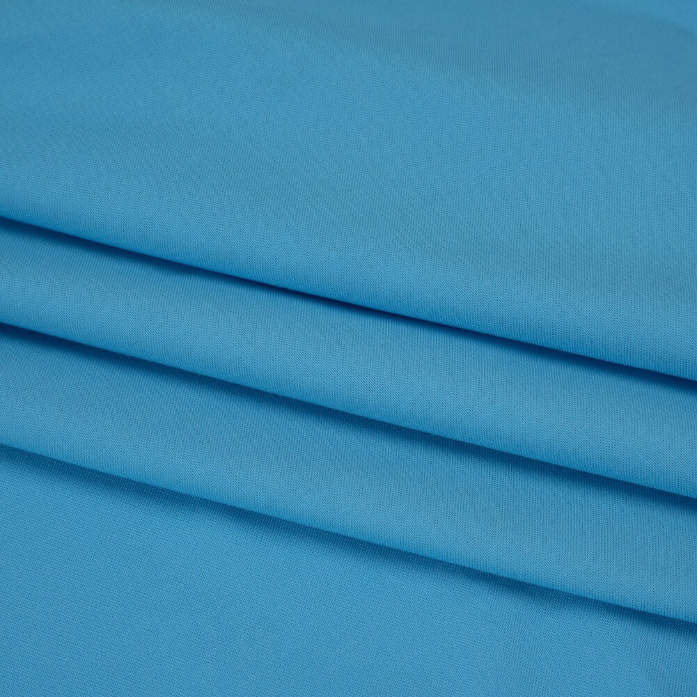 1 Yard Turkish Blue Solid Quilting Cotton Fabric - Smooth Soft Hand and Supple Drape