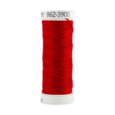 Sulky Filaine Petites 12 Wt. Acrylic Thread - True Red - 50 yd. Snap Spool