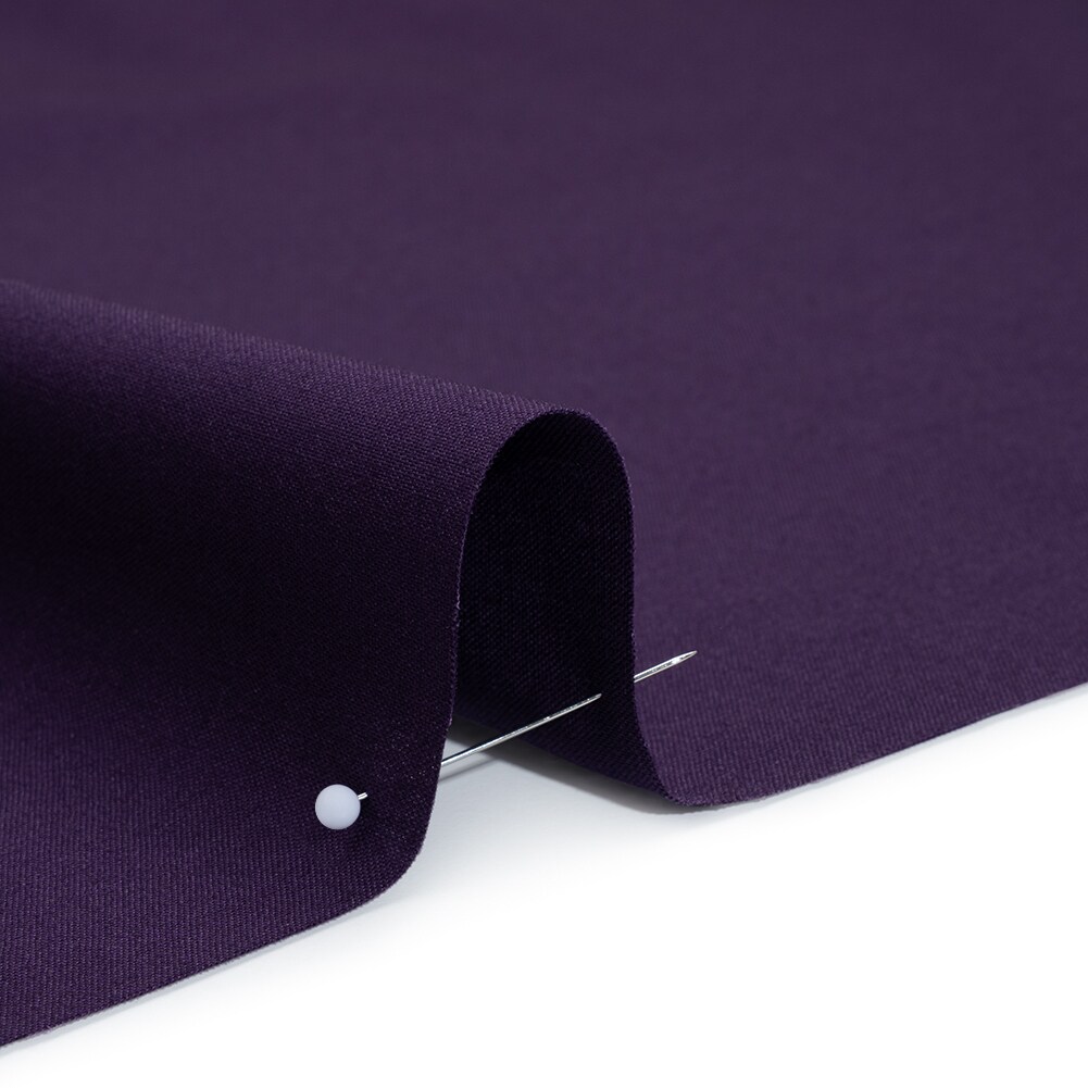 1 Yard Majestic Purple Solid Quilting Cotton Fabric - Smooth Soft Hand and Supple Drape