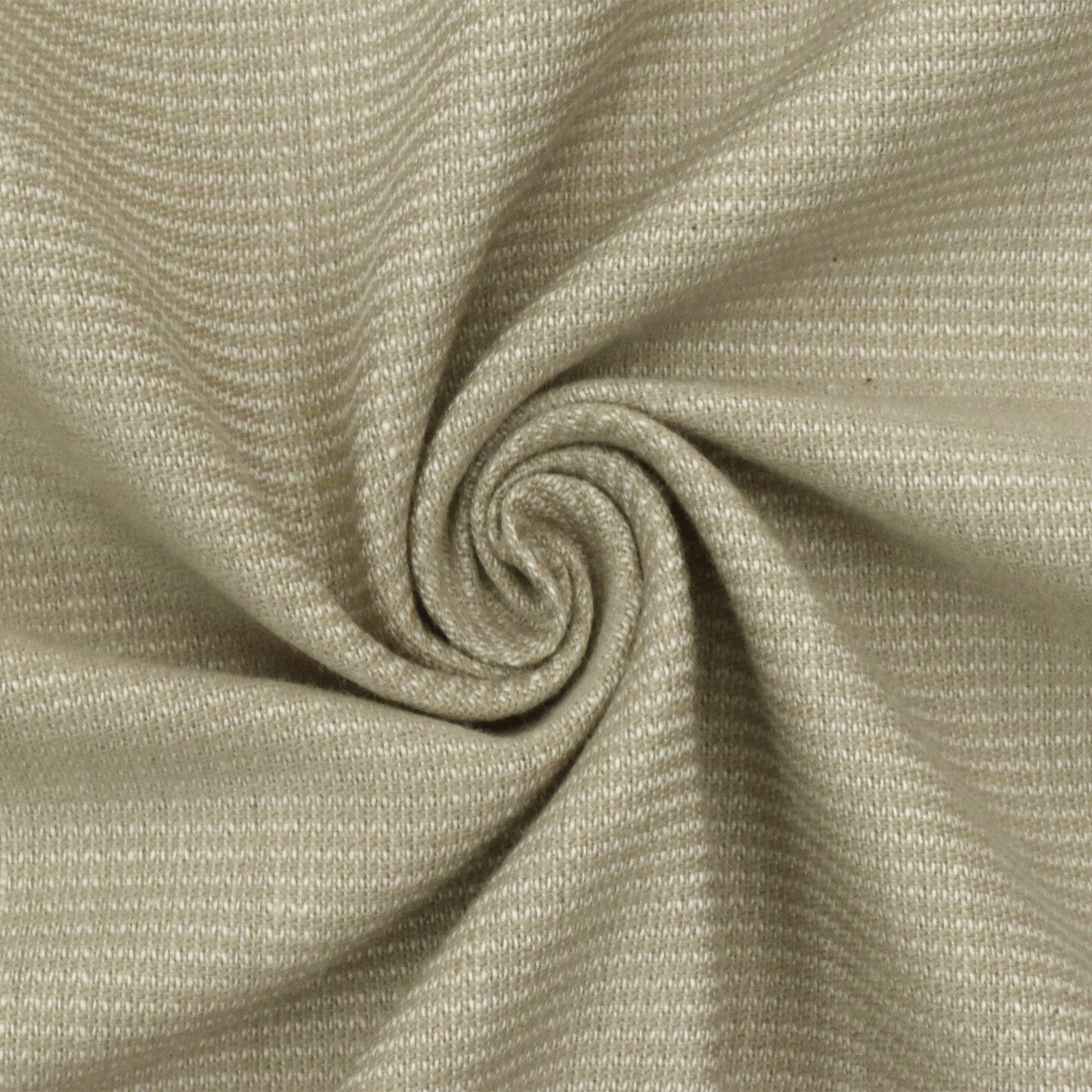 Dusty Beige Japanese Selvedge Cotton Striped Woven Fabric By the Yard