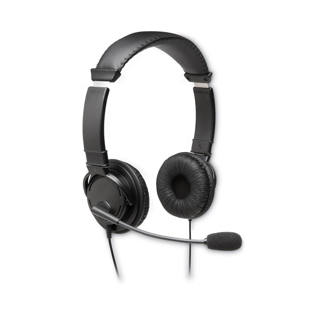 Kensington Hi-Fi Headphones with Microphone and 6 ft. Cord - Black