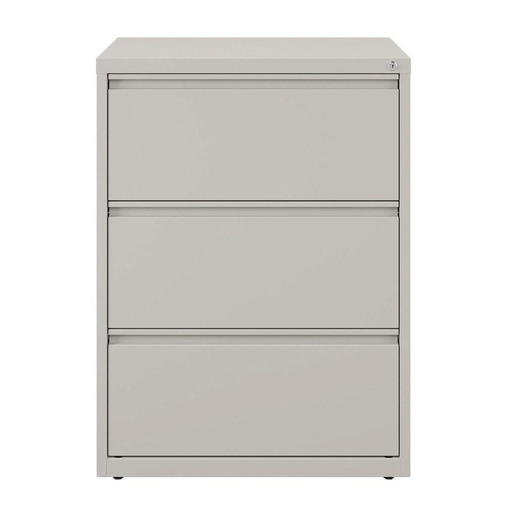 Alera 30 in. x 18.62 in. x 40.25 in. Three Legal/Letter-Size File Drawers Lateral File Cabinet - Light Gray