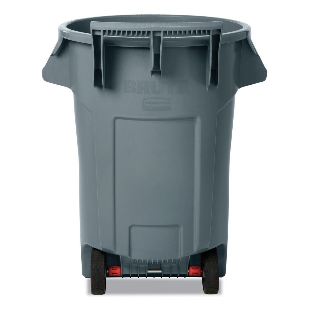 Rubbermaid Commercial BRUTE 44 gal Plastic Vented Wheeled Container - Gray