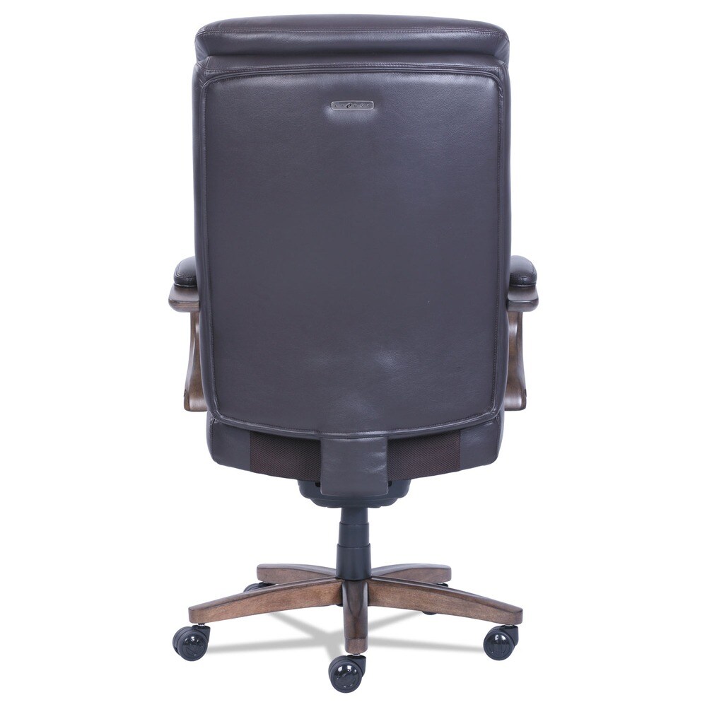La-Z-Boy Woodbury Big/Tall 20.25 in. to 23.25 in. Seat Height Executive Chair - Brown Seat/Back/Weathered Sand Base