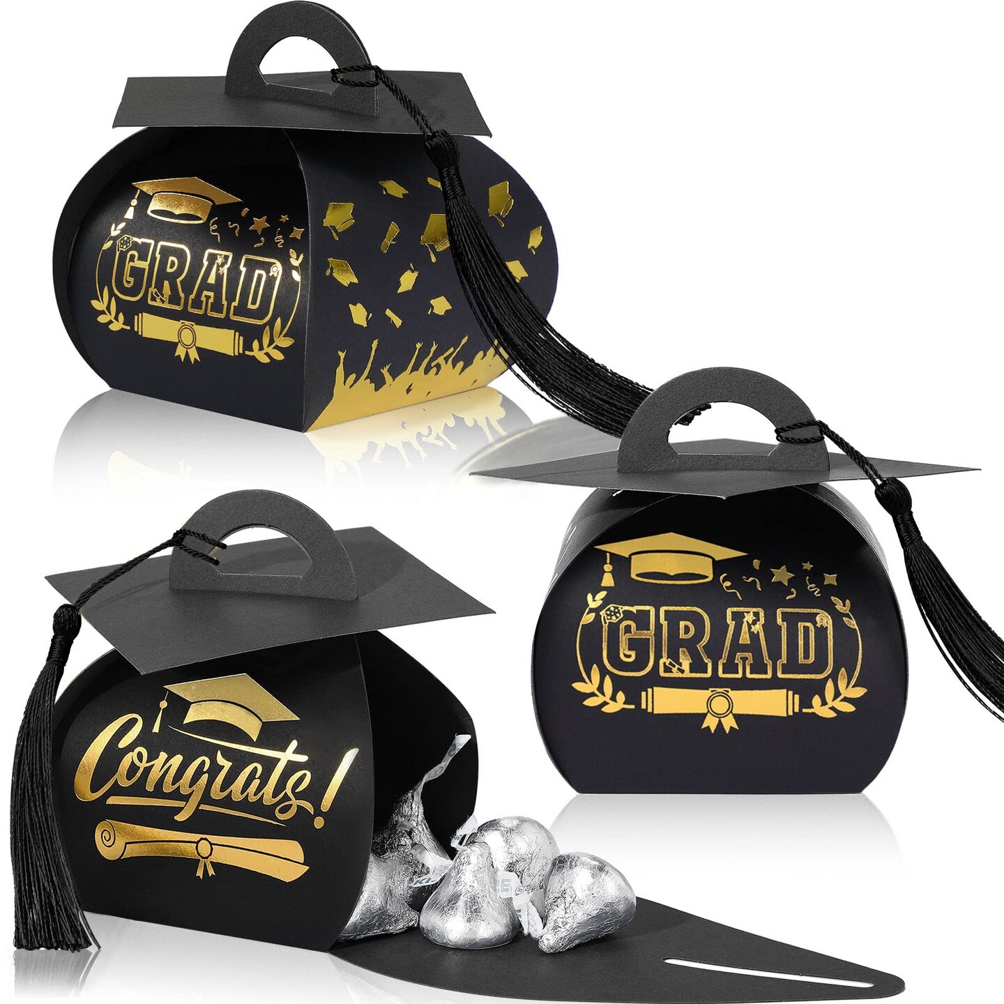 30 Pcs Graduation Cap Gift Boxes Graduation Decorations Class of 2026 ...
