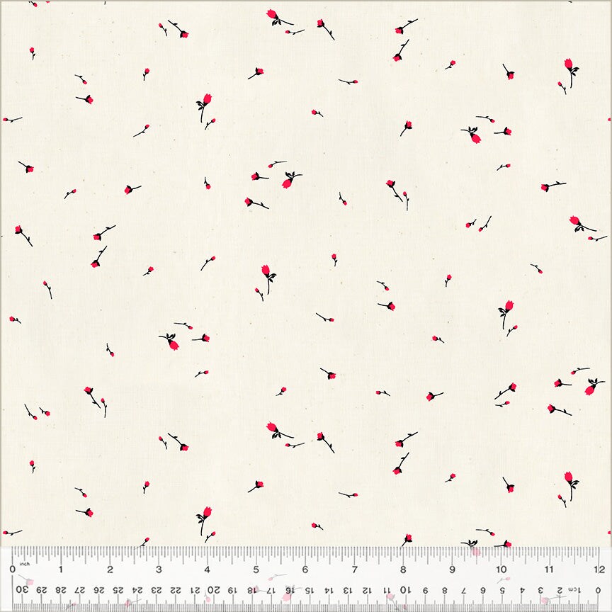 Fabric Windham Spring Gathering Rose Miniatures by the Quarter Yard 54272-22