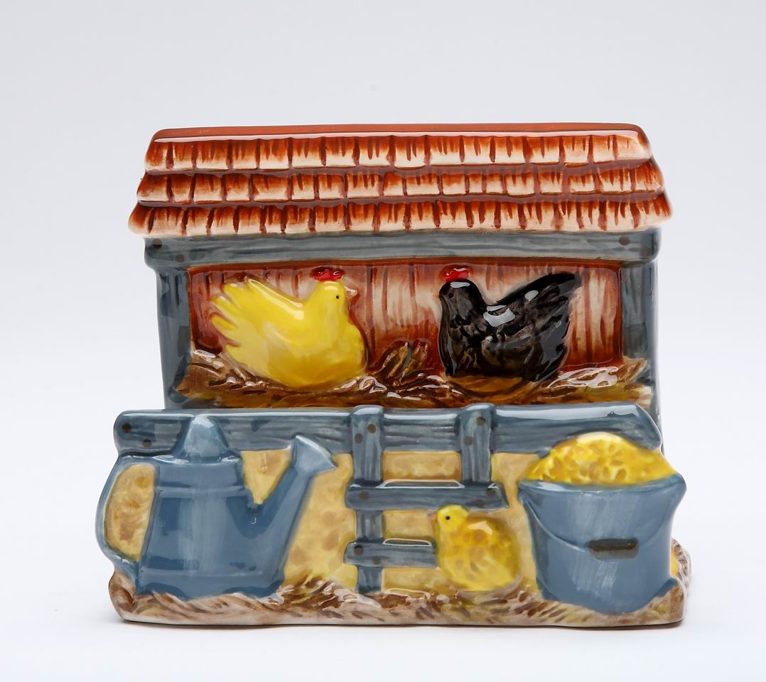 Ceramic Rooster Napkin Holder, Home Décor, Gift for Her, Gift for Mom, Kitchen Décor, Farmhouse Décor, Fall Decor