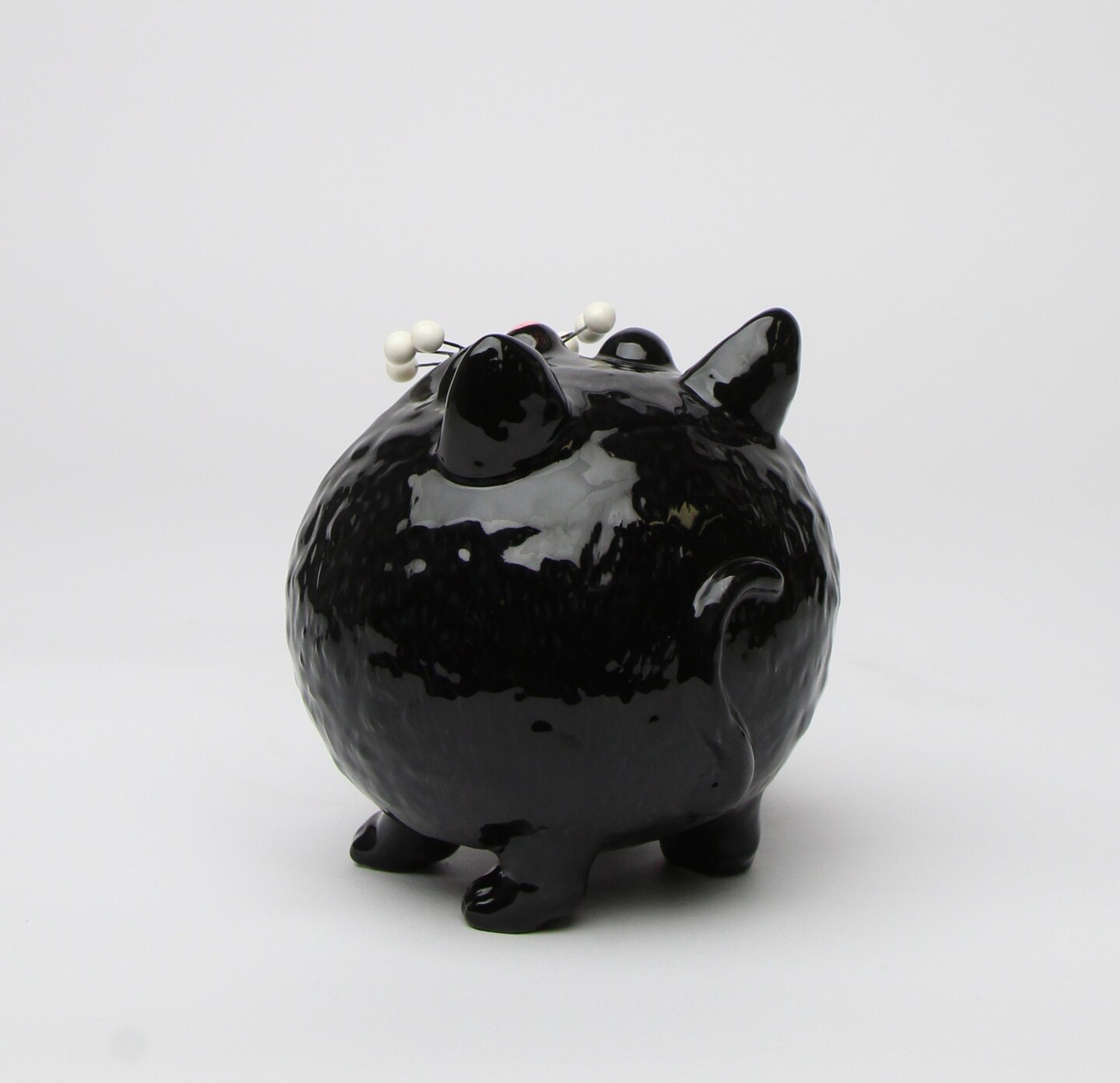 Ceramic Halloween Decor Black Cat Candy Bowl or Key Holder, Home D&#xE9;cor, Gift for Her, Mom, Kitchen D&#xE9;cor, Cat Lovers Gift, Pet Loss Gift