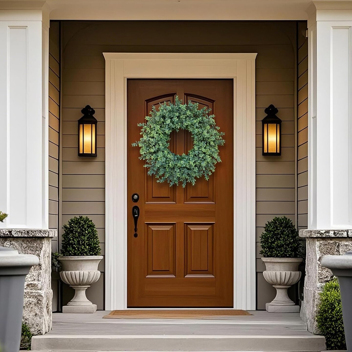 26&#x27;&#x27; Large Boxwood Wreath (Green)