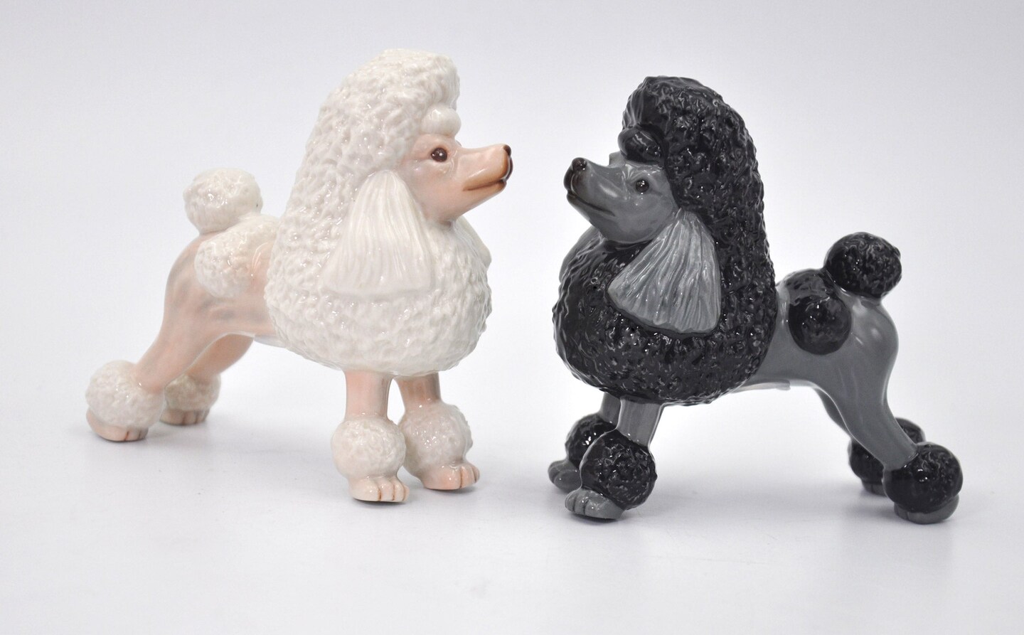 Ceramic Poodle Dogs Salt and Pepper Shakers, Home Décor, Gift for Her, Gift for Mom, Kitchen Décor, Dog Lover Gift, Pet Loss Gift