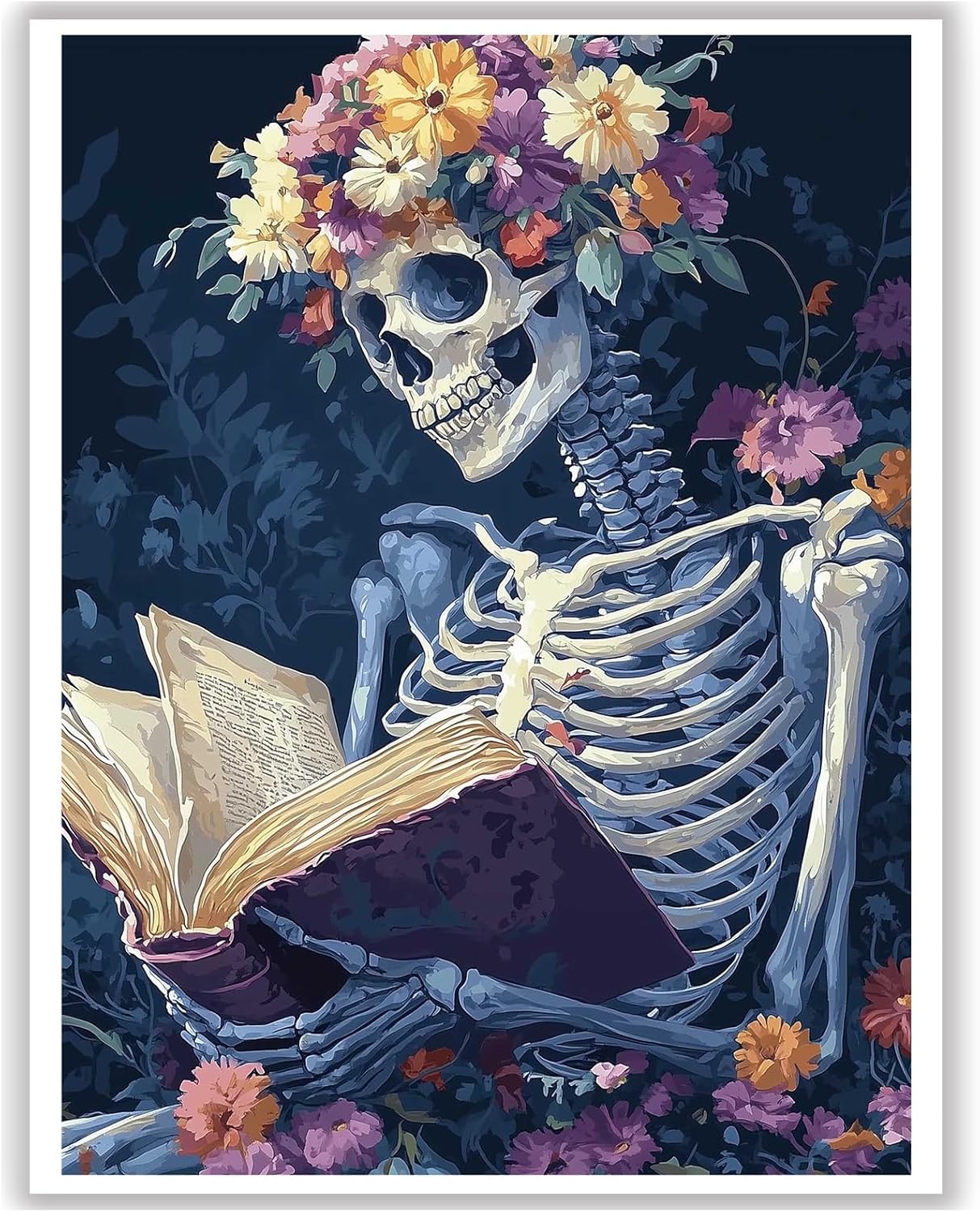 DIY Skull Paint by Numbers