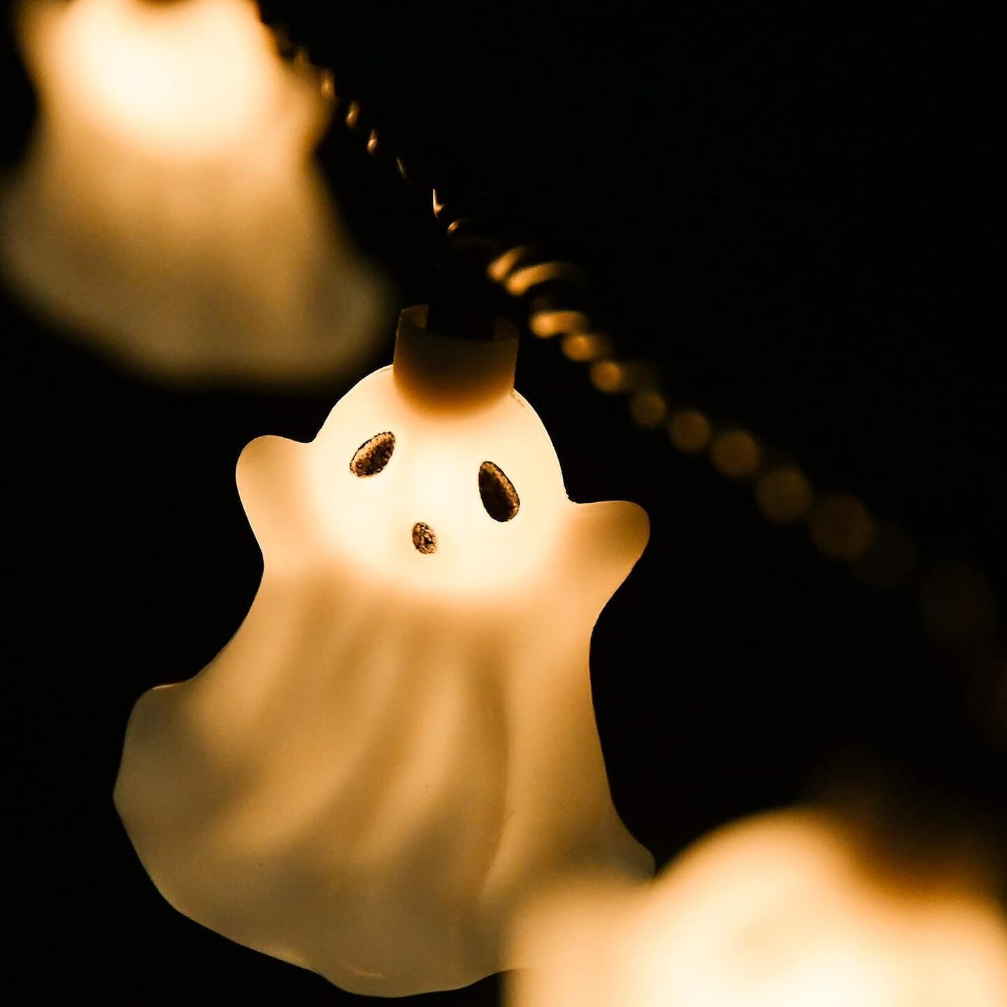 Halloween Ghost String Lights Outdoor, 8.5Ft