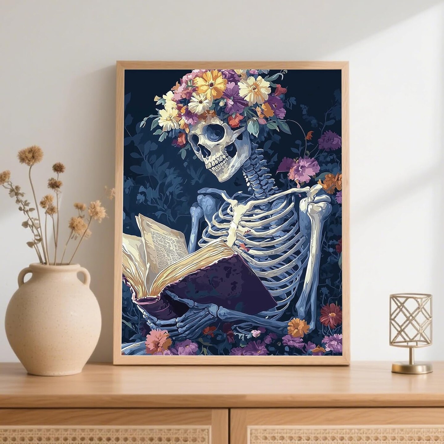 DIY Skull Paint by Numbers