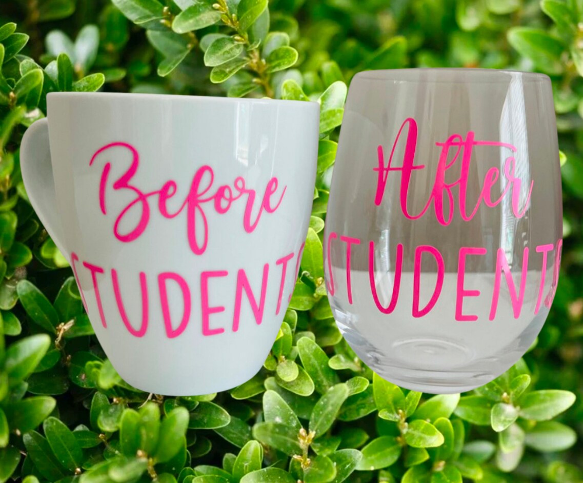 Teacher Wine Glass Set | MakerPlace by Michaels