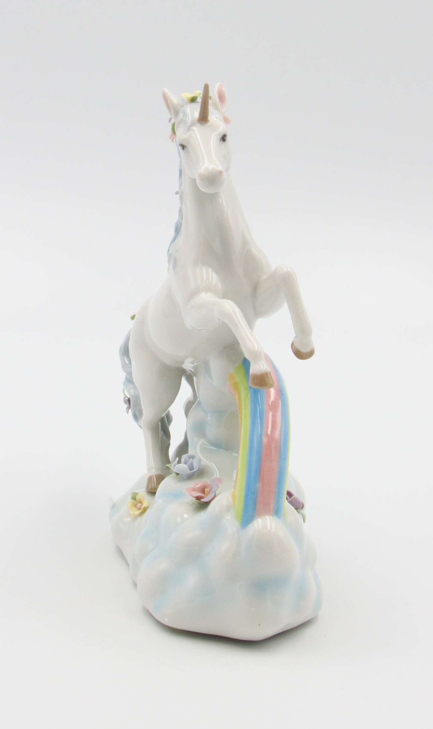 Ceramic Unicorn Jumping Over The Rainbow Musical Box, Home D&#xE9;cor, Gift for Her, Gift for Daughter, Horse Lover Gift, Cottagecore