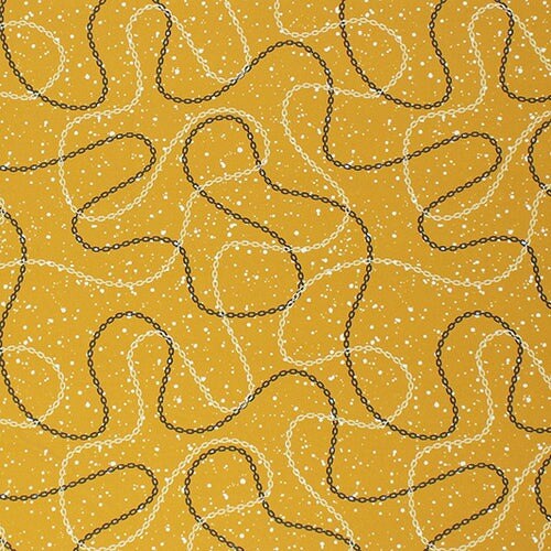 Chain Link Speckles Printed Spandex Fabric