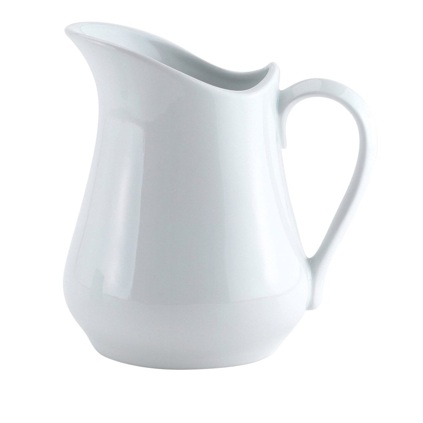 Harold Import HIC NT308 Porcelain Creamer Pitcher 32 Oz White