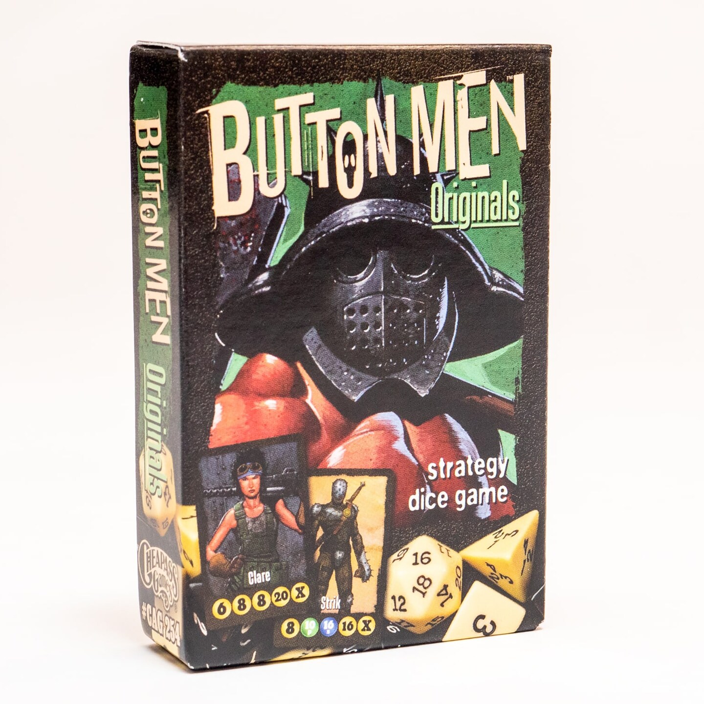 Button Men: Originals - Expansion Strategy Dice Game, Cheapass Games, Greater Than Games, 50 First Edition Characters