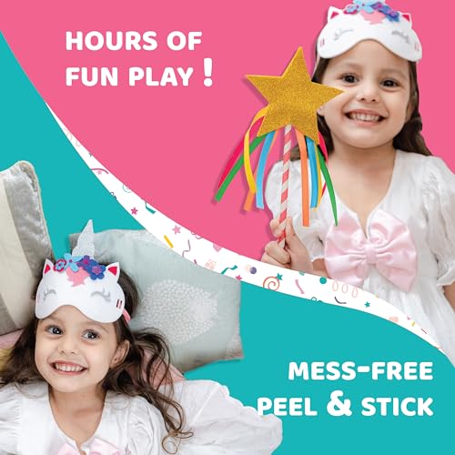Unicorn Craft kit for 3 to 5 Year olds | 3 Craft Projects | Great Gift for Girls Ages 3,4,5 Years