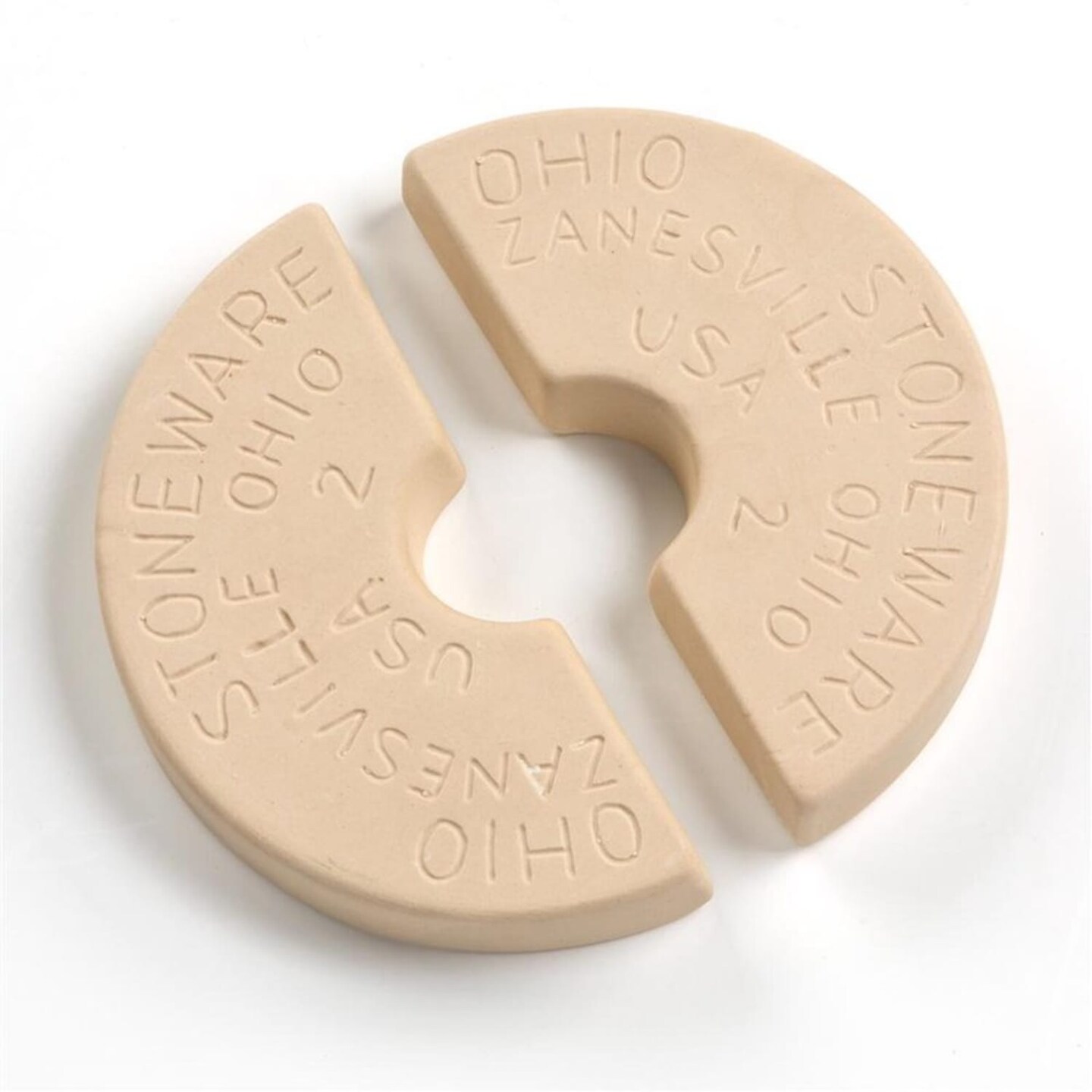 Ohio Stoneware Fermenting Crock Brine Weight Stones for Numbered Crocks USA Made