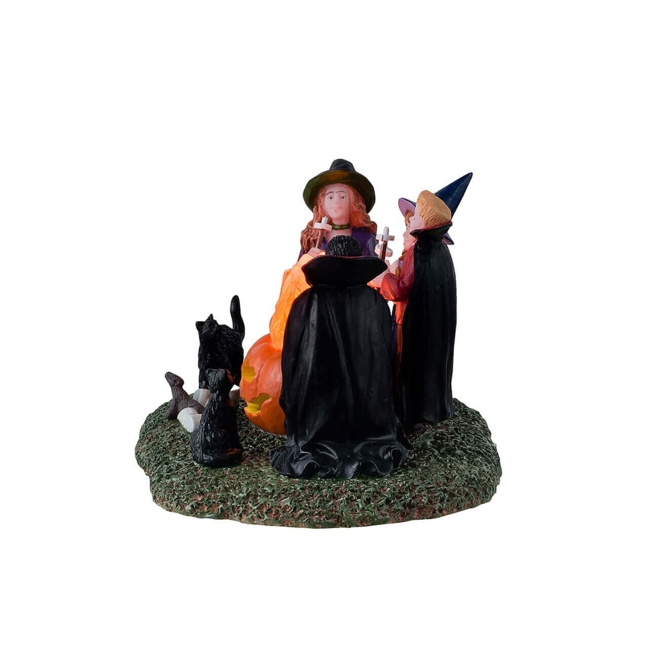 Lemax Spooky Town Halloween Village Accessory Monster Marshmallow Roast