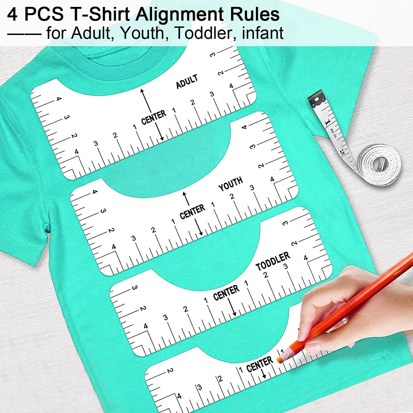 32 Pieces Vinyl Weeding Tools with T-Shirt Alignment Ruler Kit, Weeding Tools for Vinyl, Vinyl Weeding Tools Kit for Weeding Vinyl, DIY Art & Craft, Silhouettes, Cameos, Cutting, Scrapbook