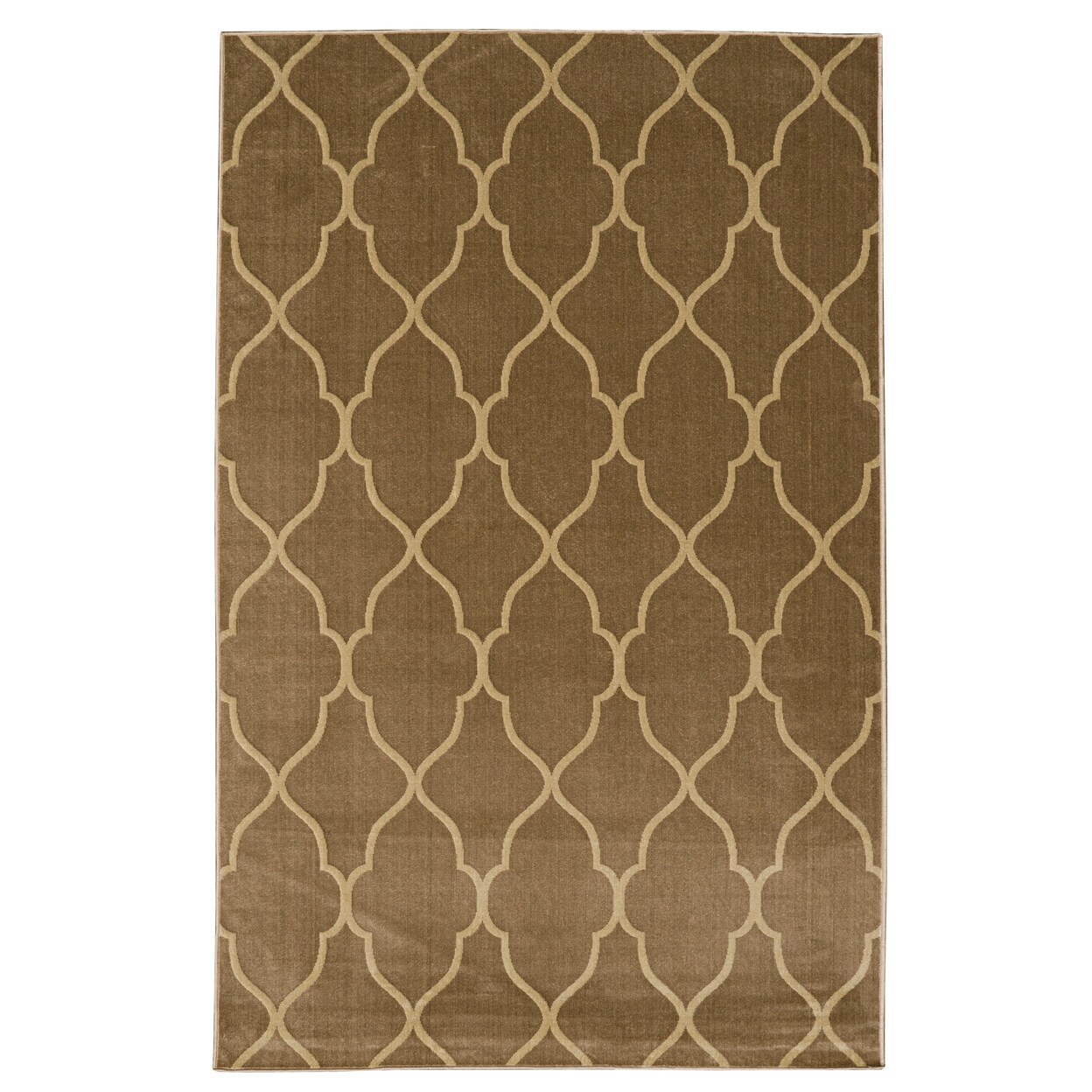 Vintage Baron Beige Area Rug 8X10 Distressed Microfiber Polyester Soft Pile