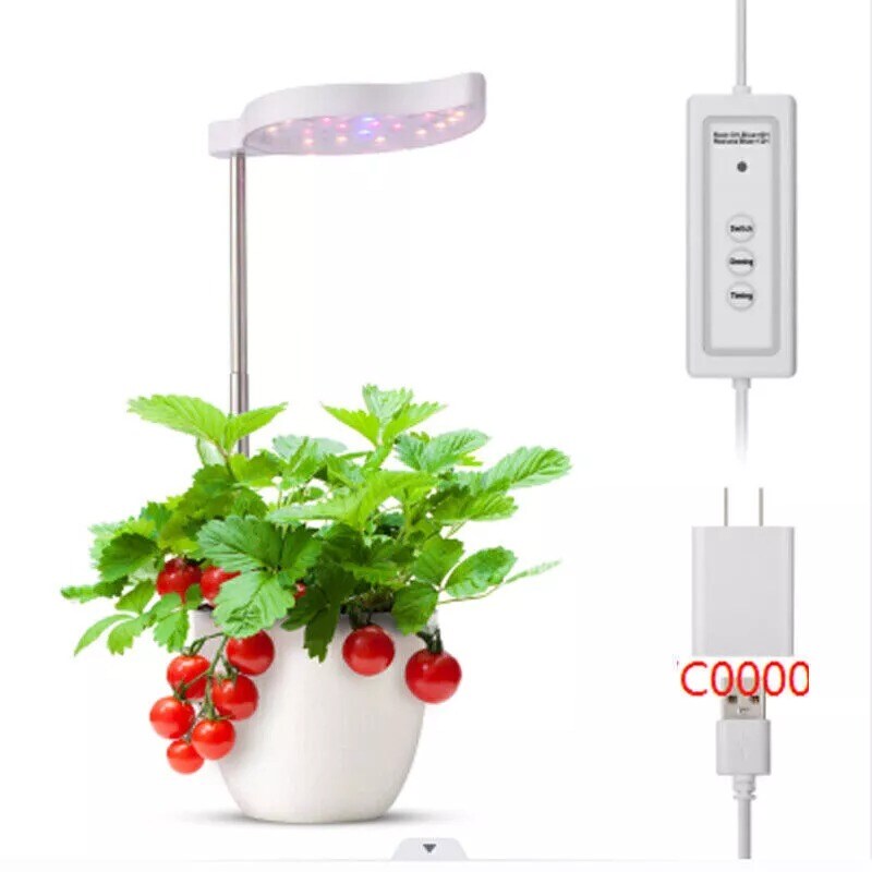 Full Spectrum LED Grow Light Plant Growing Lamp for Indoor Desk Plants Flower