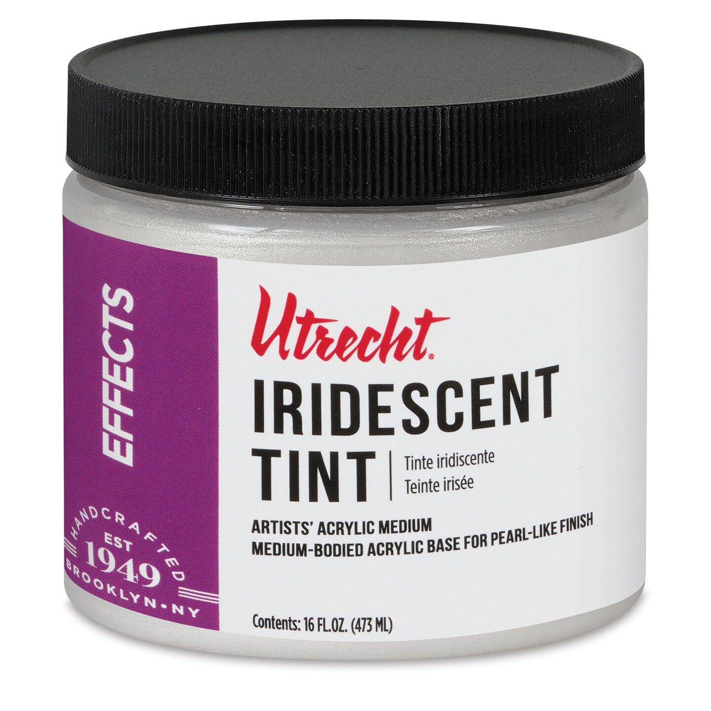 Utrecht Artists&#x27; Acrylic Iridescent Tint Medium - 16 oz