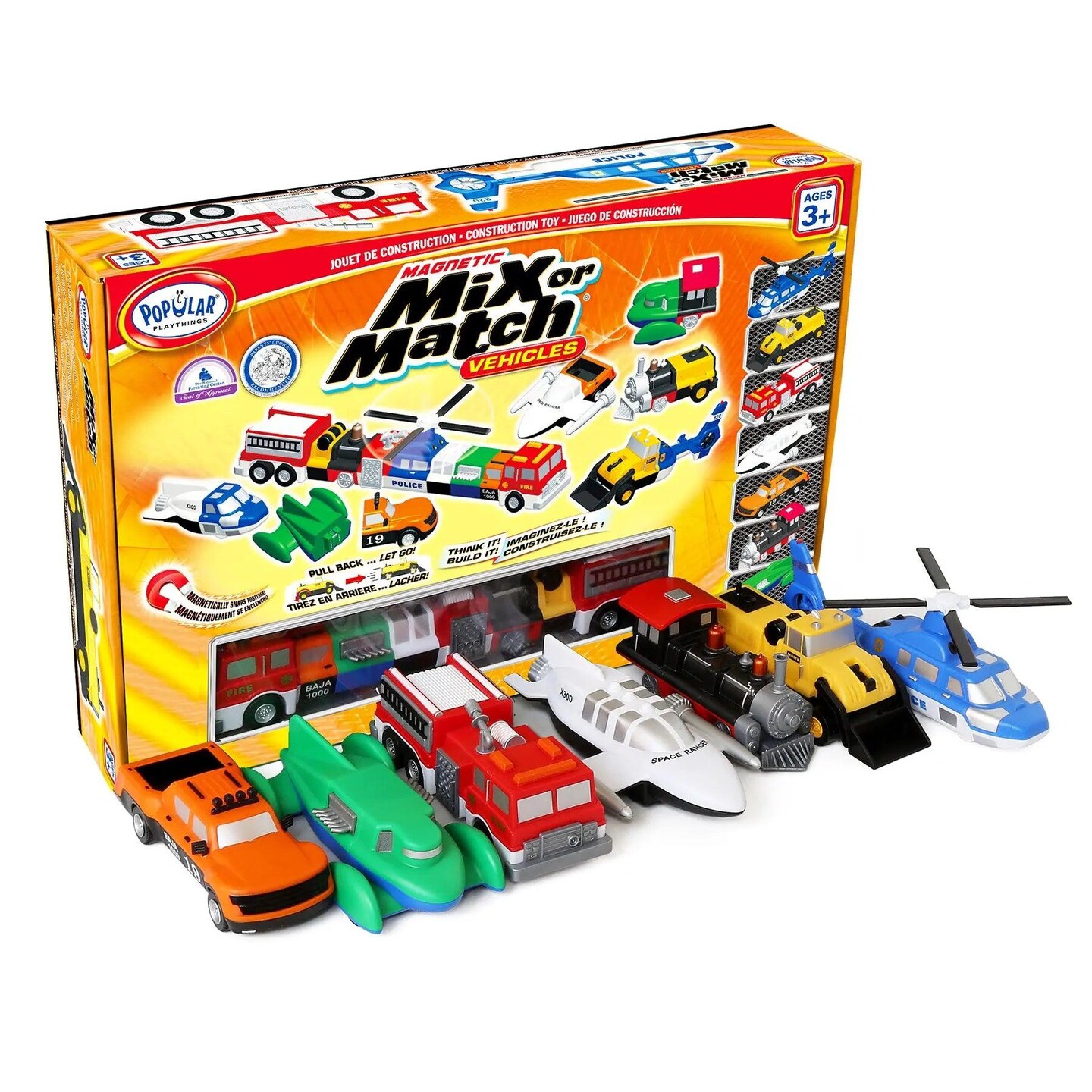 Magnetic Mix or Match Vehicles Deluxe 2