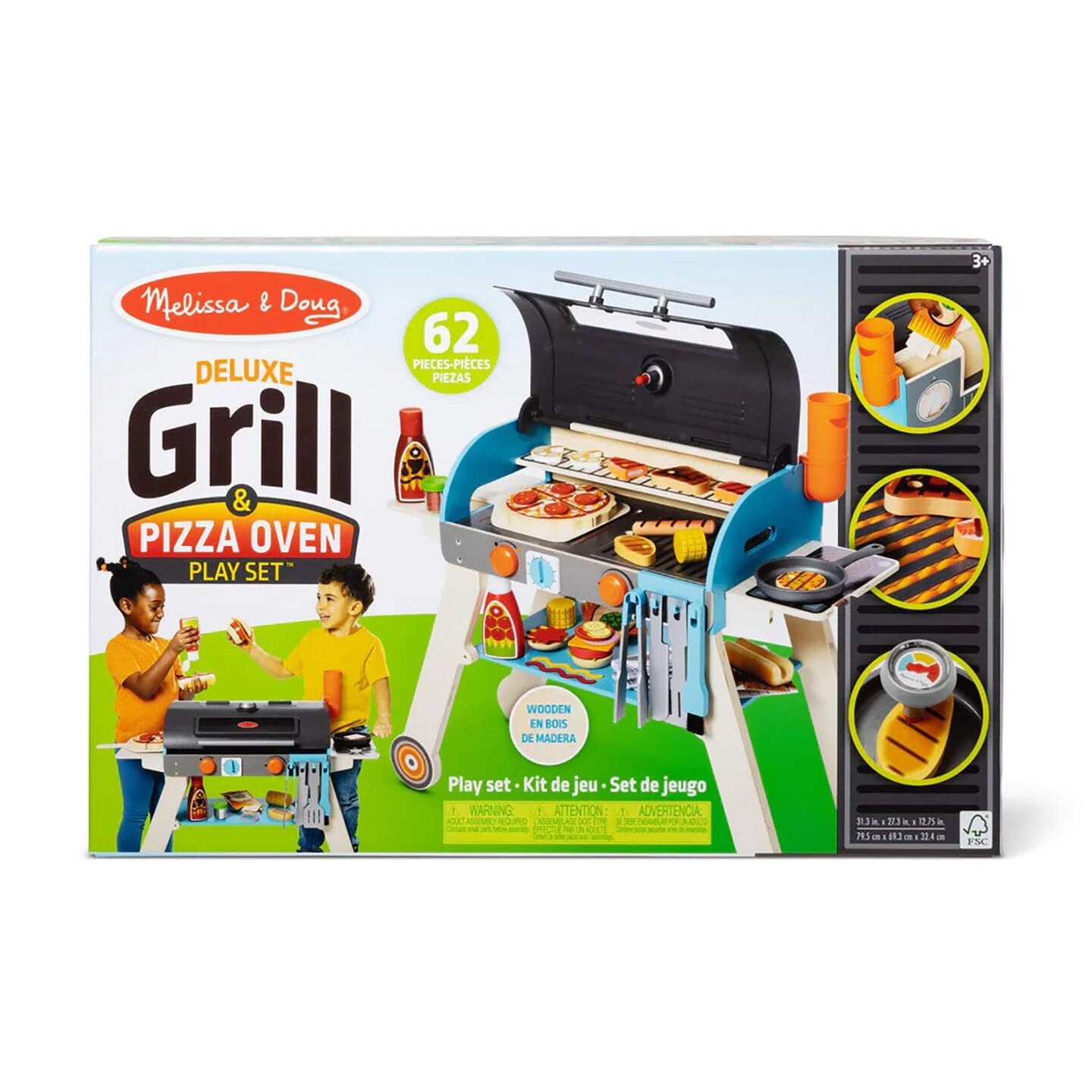 Deluxe Grill &#x26; Pizza Oven Playset