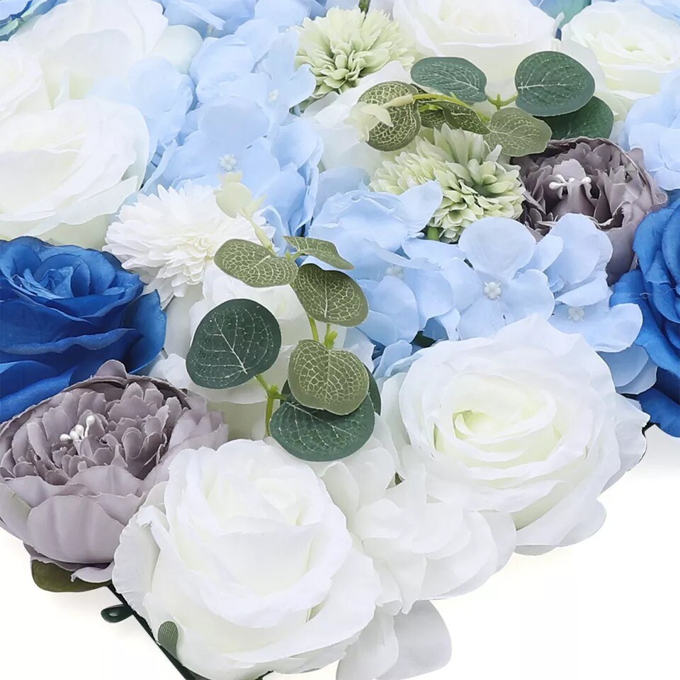 6 Packs Artificial Flower Wall Panel