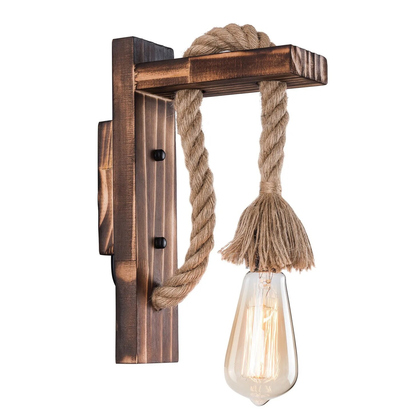 Rustic Indoor Wall Light Lantern Living Room Hallway Porch Sconce Lamp Fixture