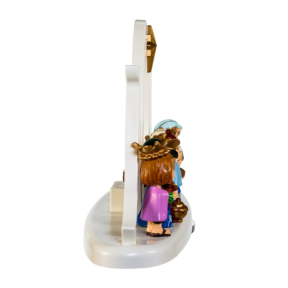 10&#x22; Peanuts&#xA9; Battery-Operated LED Lighted Nativity Scene